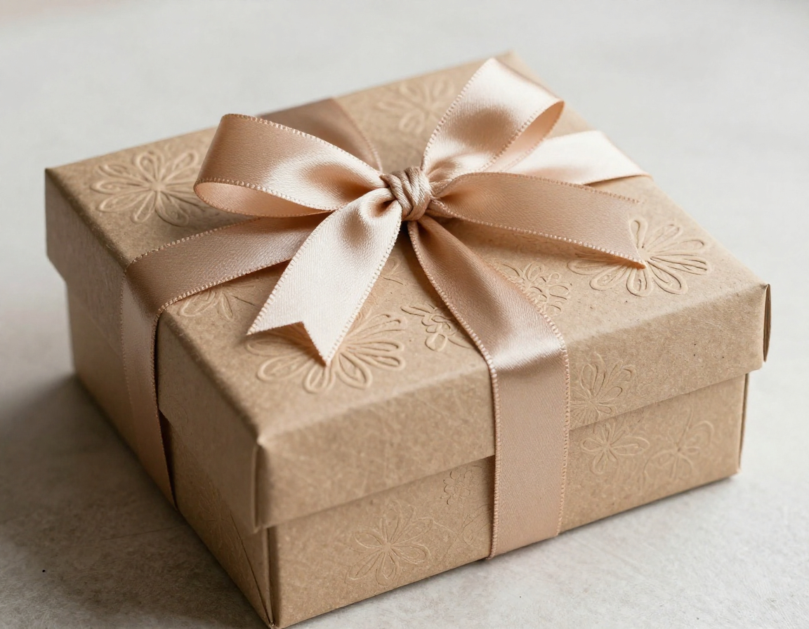 Handmade decorative gift box with custom details